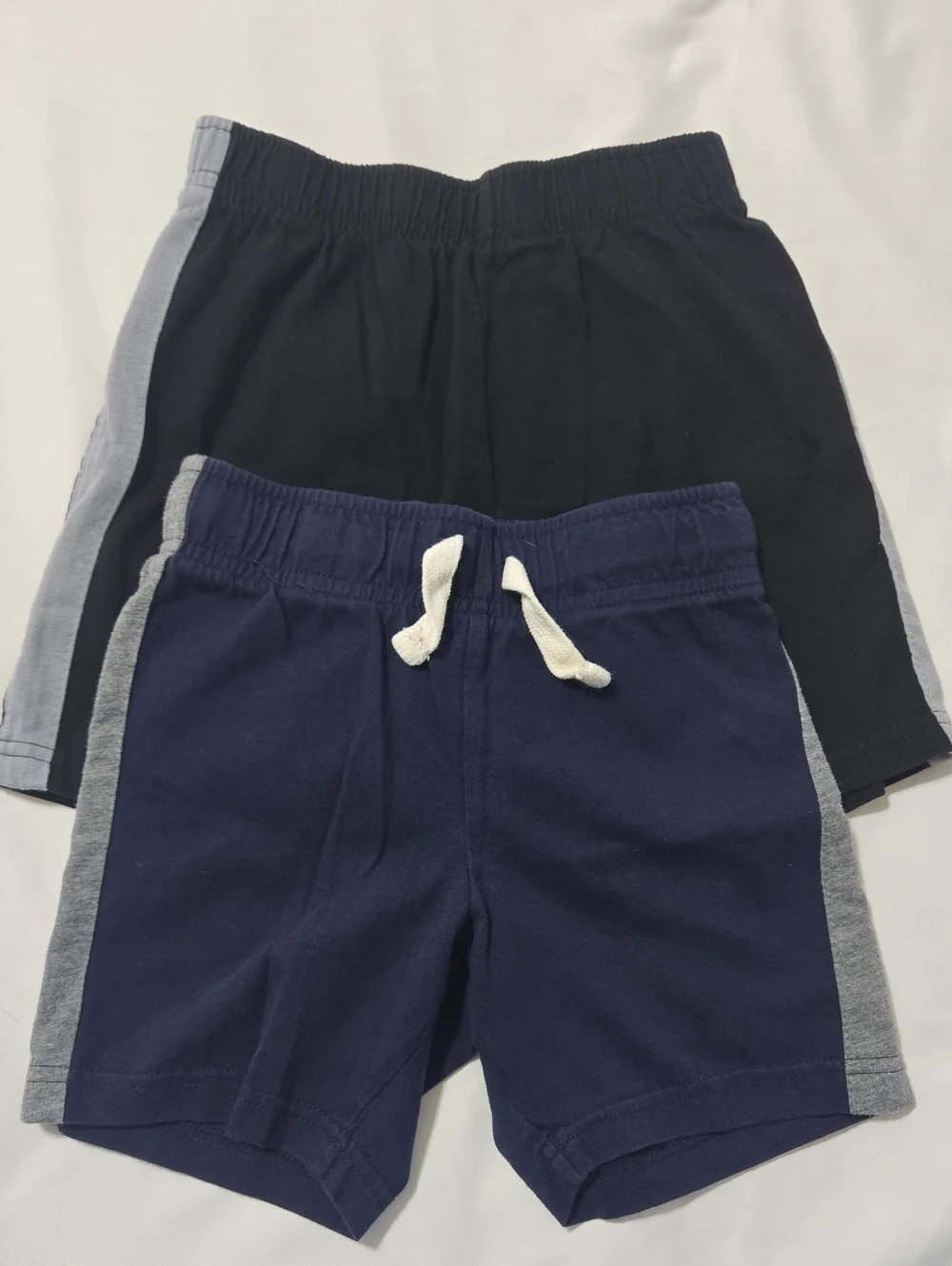 Childrens Place sport blue and black shorts- 2 pair